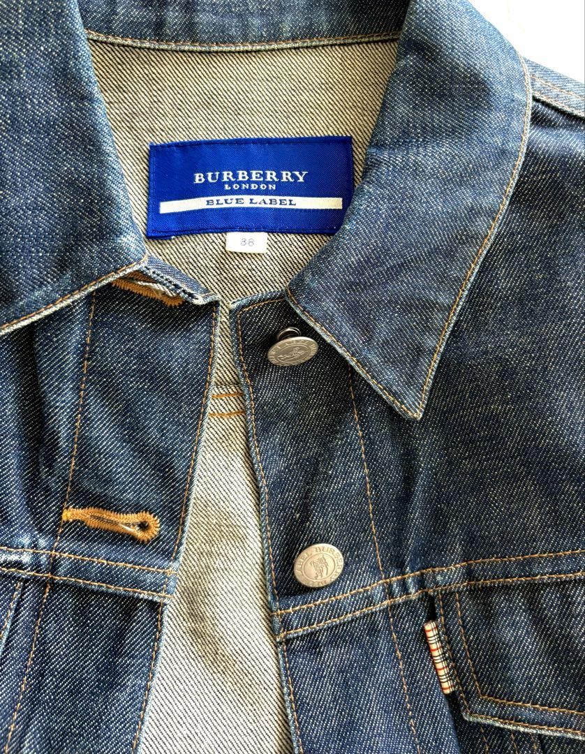 ☆BURBERRY BLUE LABEL☆【美品】デニムジャケット サイズ38♡ Women JP-size M Denim Jacket Burberry Blue Label G Jersey
