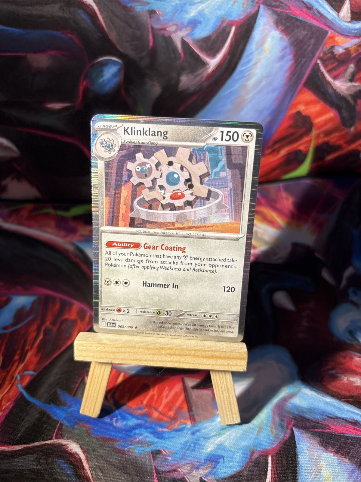 Klinklang #63 Black Bolt Rare Holo Pokémon TCG