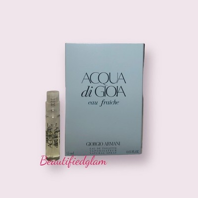 ACQUA di GIOIA eau fraiche by GIORGIO ARMANI Carded Sample Spray 1.5ml NEW