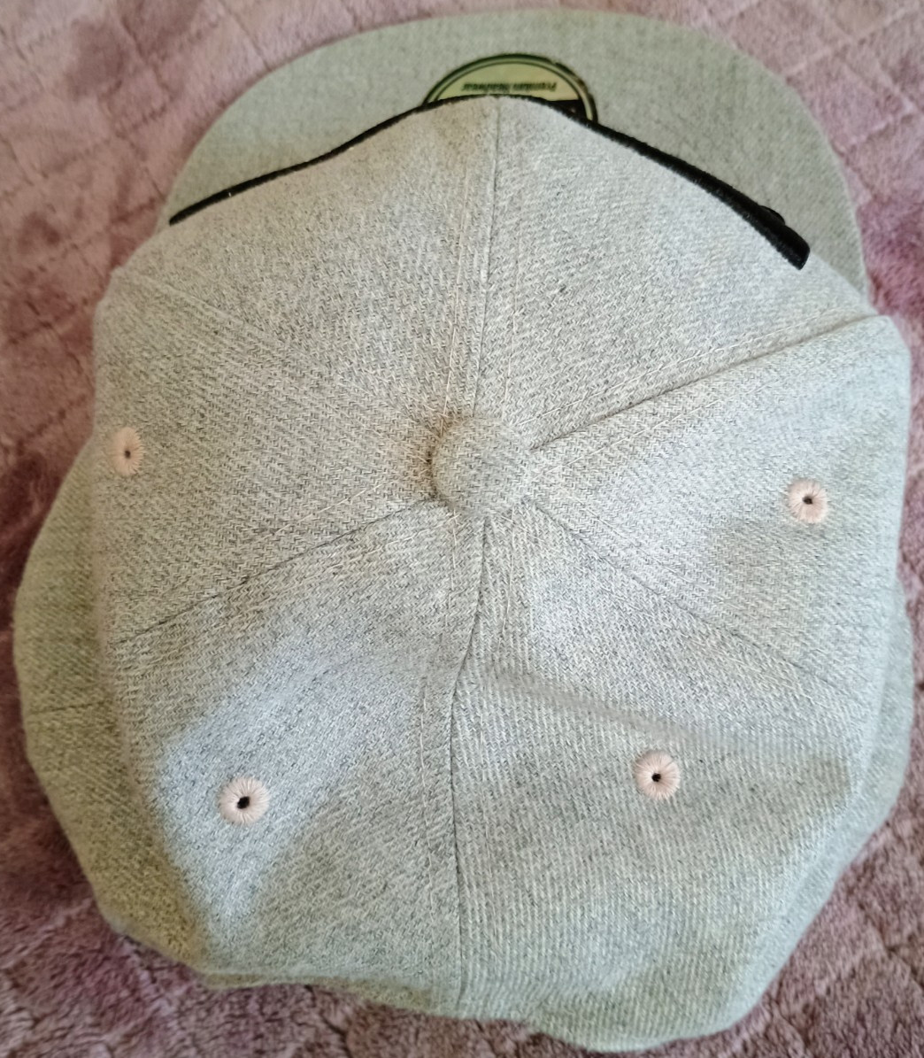 HUMBLE Snapback Hat Carbon Elements Gray Black Fl… - image 3