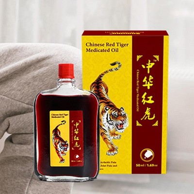 Chinese Red Tiger Balm Liniment Oil Herbal Pain Relief Original