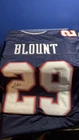 Legarrette Blount Signed Patriots Custom Football Jersey XL JSA Authenticated