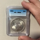 1923 $1 Peace Dollar MS65 Beautiful Toning!