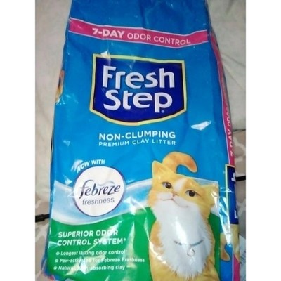 Fresh Step Non-Clumping Premium Scented Litter with Febreze, Cat Litter, 14 lb