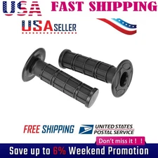 Motorcycle Hand Grips 7/8" Handlebar Motorcycle Soft Hand Grips