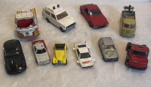 Corgi Cars Job Lot Bundle For Restoration spares x10 Vintage
