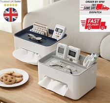Multifunction Dispenser Storage Case Holder Cover Tissue Box Napkin Organiser