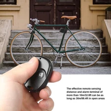 Bike Wireless AntiTheft Lock Portable Bicycle Security Alarm Lock with Remote