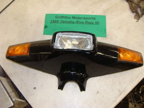 1989 Yamaha RAZZ 50cc SH50 scooter fairing headlight front turn signals Riva