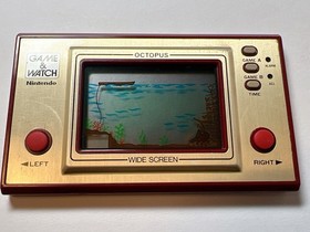 【USED】NINTENDO GAME AND & WATCH Octopus Wide Screen1981 Direct From Japan