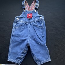 Vintage Baby Oshkosh B  gosh Denim Overall 12 Months