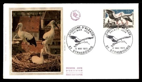 Mayfairstamps France FDC 1973 Birds Nest First Day Cover aaw_54795