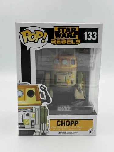 Funko Pop! Star Wars Rebels Chopper - Chopp Rare Error Misprint Box # 133 READ