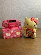 Hello Kitty Portable AM/FM Radio and Talking Alarm Clock