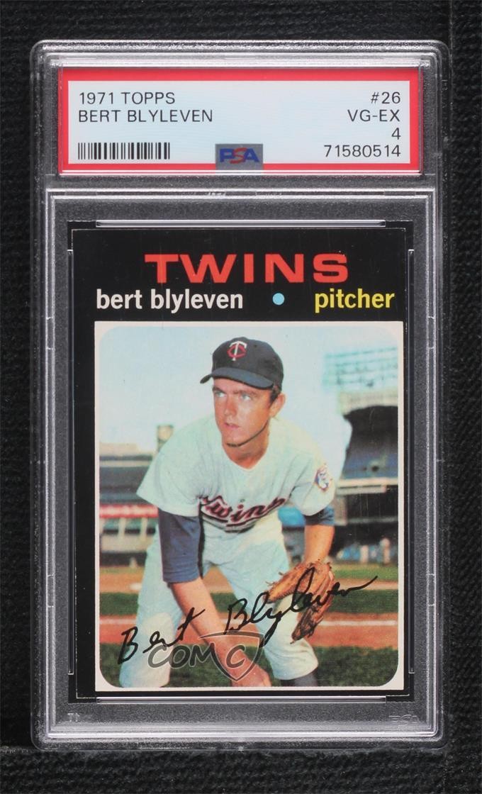 1971 Topps Bert Blyleven #26 PSA 4 HOF 0q5