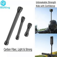 Carbon Fiber Extension Rod Selfie Stick Motorcycle Mount for GoPro Insta360 X5