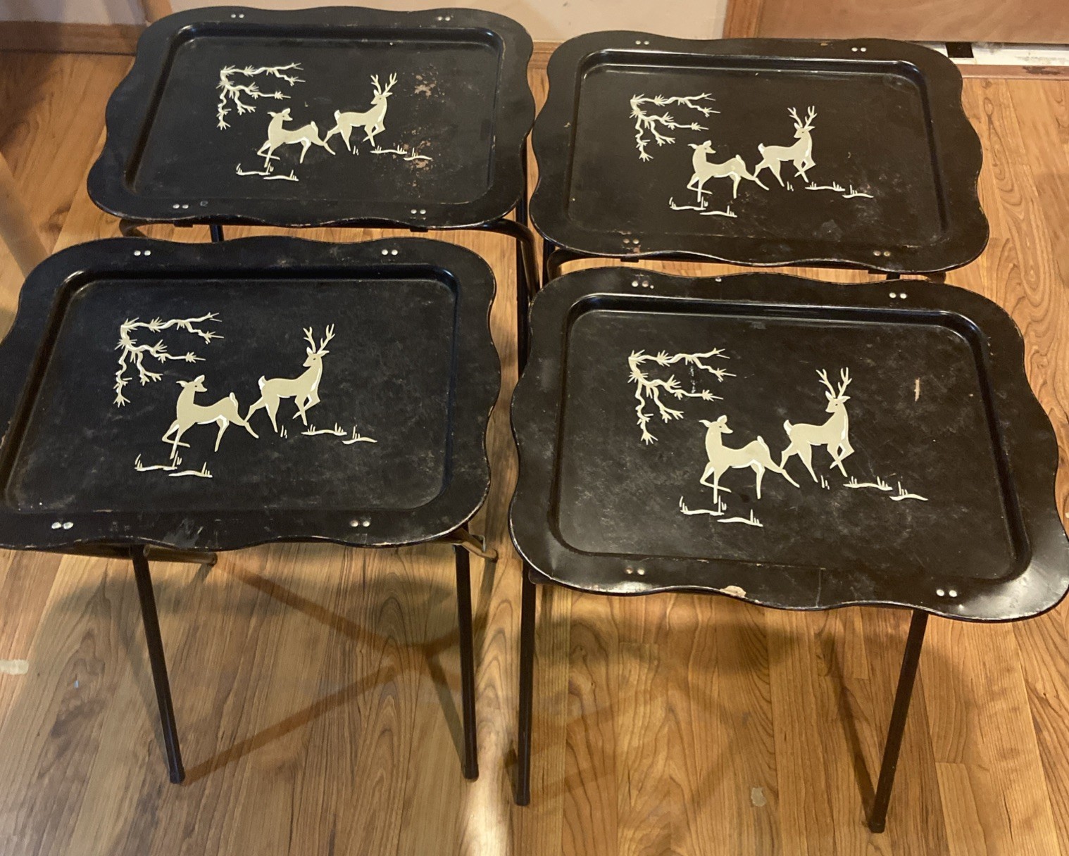 S Gold Black Deer Mcm Set Of 4