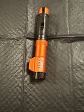 Klein Tools Durable Aluminum Flashlight Orange Black Portable Handheld Light