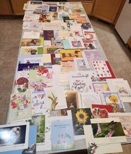100 Premium Greeting Cards  Matching Envelopes, No Duplicates. Great Value 