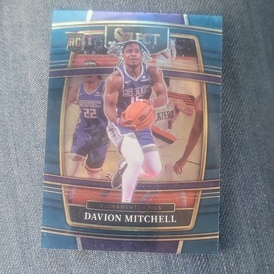Panini 2021-22 Select Davion Mitchell RC #23 Concourse Black Ice /1