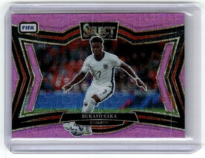 2024-25 Panini Select FIFA #216 Bukayo Saka Pink Mojo #/299