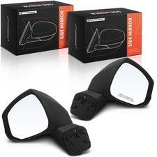 Pair Manual Door Mirror Honda Civic 2012-2015 Non-Heated Fold 76258TR3A11