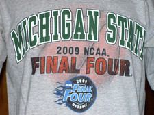 2009 NCAA Final Four Basketball Michigan State Spartans  Detroit - sz Medium