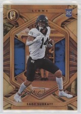 2021 Panini Gold Standard Rookies 98/99 Sage Surratt #183 1z6
