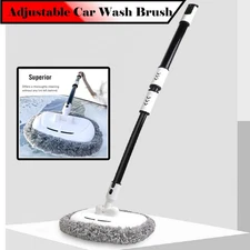 Telescopic Car Wash Brush Mop Soft Long Handle Vehicle Cleaning Tool Adjustable