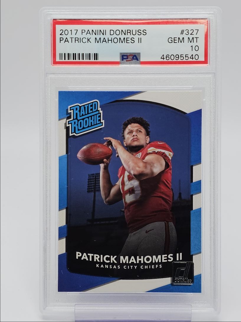 PATRICK MAHOMES II 2017 DONRUSS OPTIC RATED ROOKIE CHIEFS RC PSA 10 Q6068