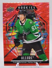2022-23 Upper Deck Allure FREDRIK KARLSTROM #113  Red Rainbow  Rookie!!  MINT!