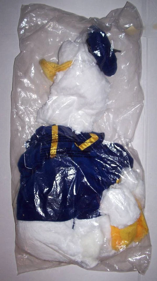 Disfraz de peluche vintage nuevo con etiquetas Disney Pato Donald 4 piezas niño pequeño 12-18 meses Halloween Foto 3 de 3