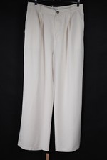 Reformation Mason Pant Oyster Wide Leg Trousers Pants Women's size 6 UK 10