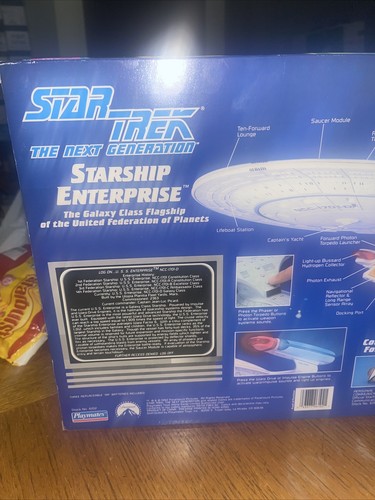 Playmates Toys Star Trek USS Enterprise Vehicles Action Figure Open Box - Picture 5 of 12