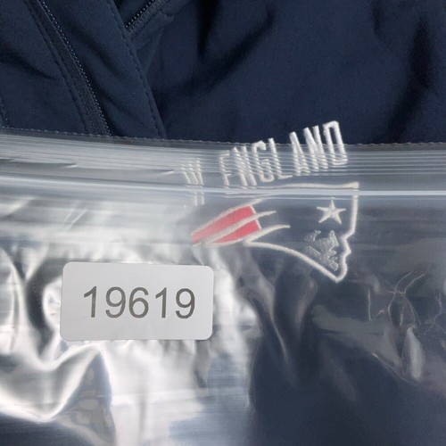 NFL New England PATRIOTS Jacket Men M Blue Zip Softshell Lightweight CA57151 - Picture 10 of 10