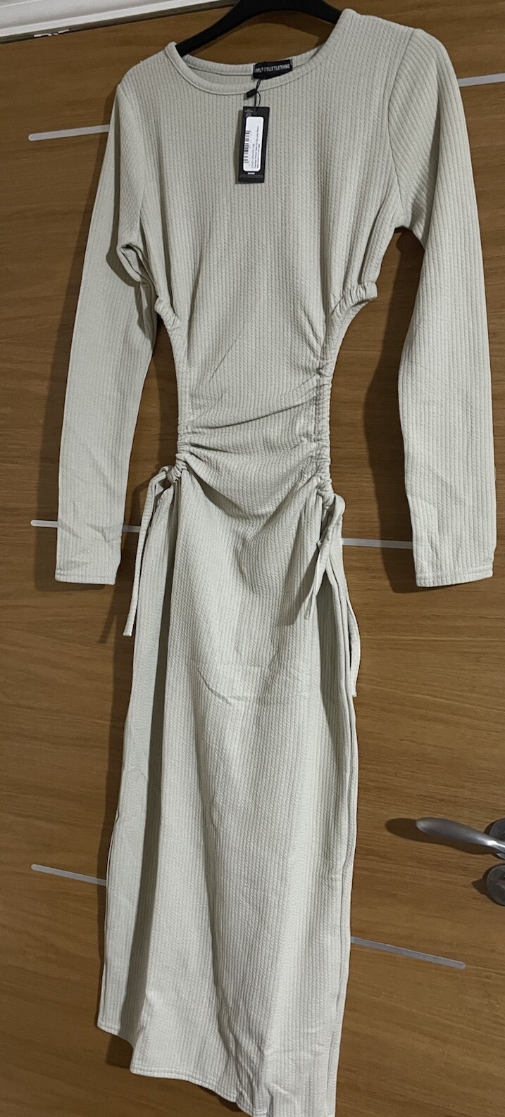 size 12 Beautiful Pretty little thing long maxi dress rrp £39.99 image 2