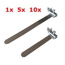 Banderdungsschelle Erdungsbandschelle 1/8 - 1 1/2 Zoll V2A Erdung Schelle FTG