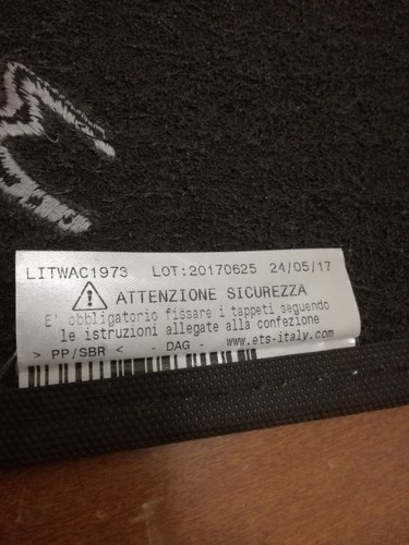 Kit 4 tappeti in moquette -ORIGINALI- PEUGEOT 308 SW II (T92) 2014-2021 - Imagen 3 de 5