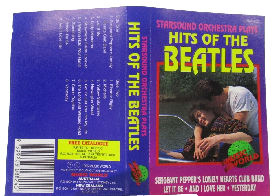 Starsound Orchestra Plays Hits of The Beatles Cassette Tape 1995 Music World - Image 3 of 4