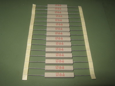 15 Stück Hochlast-Widerstand 7W 0,47 Ohm 10% Vitrohm Typ 210-8 Zement 0R47 0.47R
