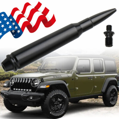 5.7'' Bullet Style Cal Antenna Mast for Jeep Wrangler JK JL Gladiator 2007-2021