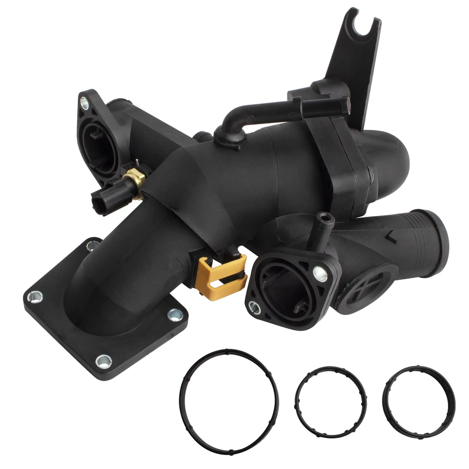 Conjunto de carcasa de termostato de refrigerante de motor para Jaguar tipo S Vanden Plas XJ8 XF Foto 2 de 4