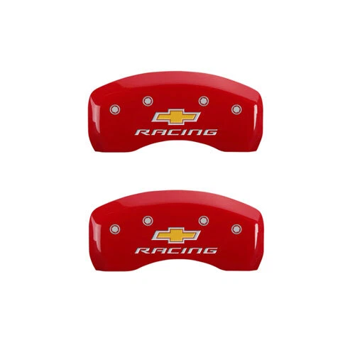 2000-2005 Chevy Monte Carlo Front + Rear Red MGP Brake Caliper Covers "Racing" - Image 3 of 4