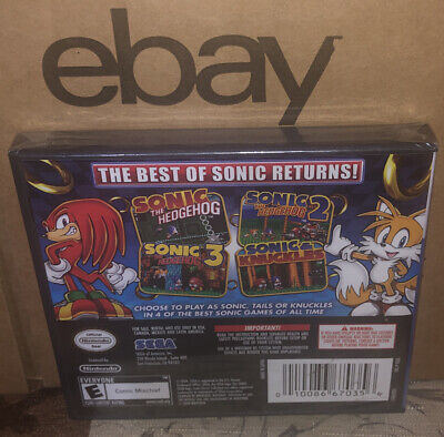 Sonic Classic Collection - Nintendo DS *New! *Factory Sealed! *Free  Shipping! 10086670356