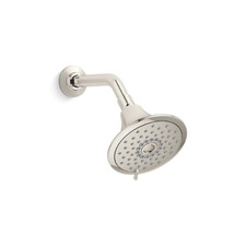 KOHLER 22169-G-SN Forte Showerhead, 1.75 GPM, Polished Nickel