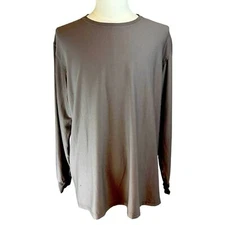 DULUTH TRADING Gray Go Naked Base Layer Long Sleeve T Shirt Size XL Wicking
