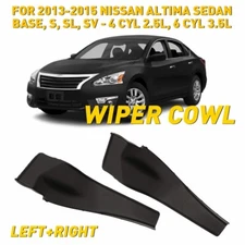 Windshield Wiper Side Cowl Extension Cover Trim For 13-15 Nissan Altima SEDAN
