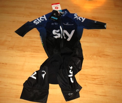 Castelli TEAM SKY Radanzug Doull NEU Small Einteiler Speedsuit Rennanzug Herren - Bild 2 von 12