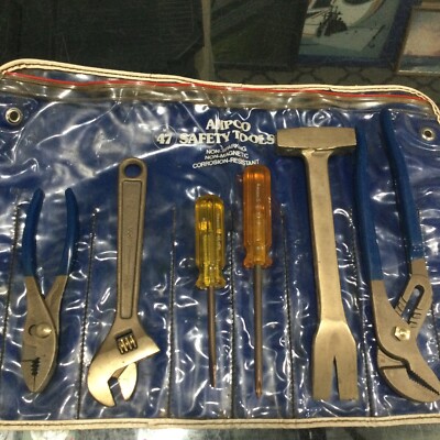Ampco Safety Tools M-47 Hazmat Nonsparking Tool Set,6 Pc. Preowned