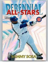 1999 Topps Baseball Insert Perennial All-Stars No. PA3 Sammy Sosa Chicago 